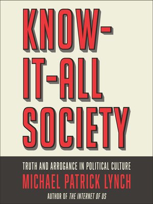 cover image of Know-It-All Society